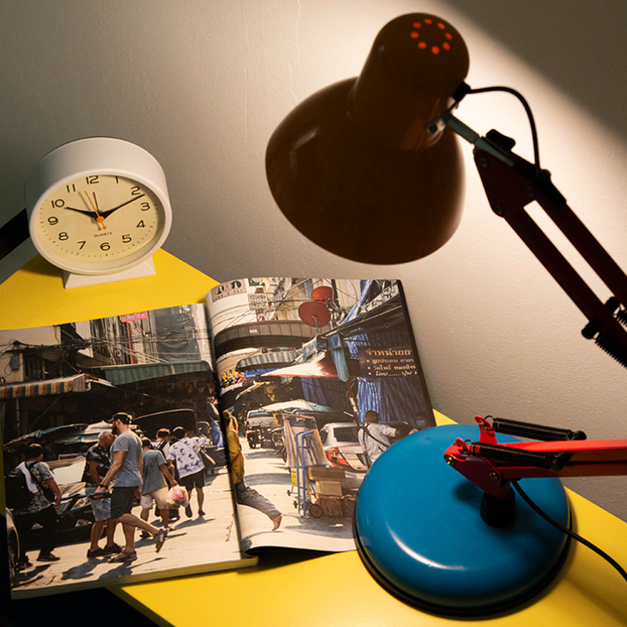Dopamine Tri-Color Block Table Lamp