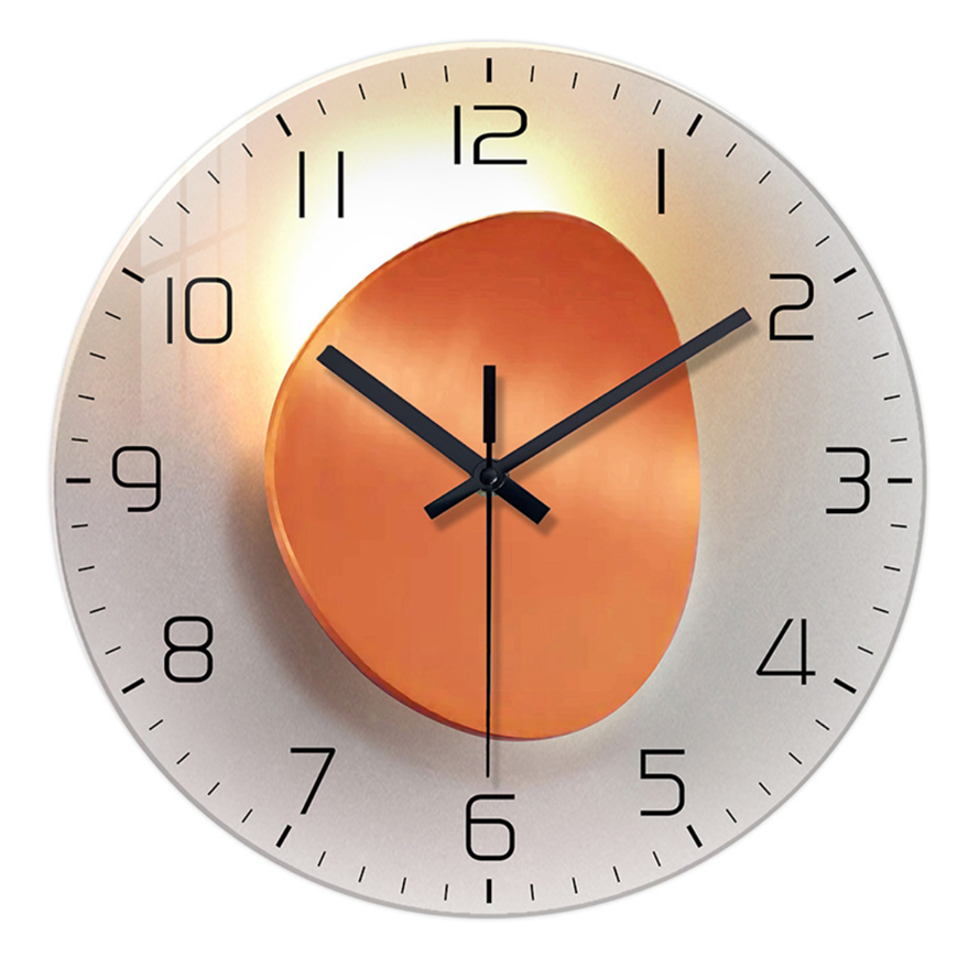 Light Luxury Glass Wall Clock