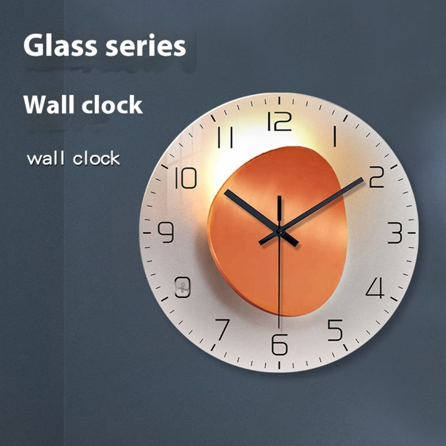 Light Luxury Glass Wall Clock
