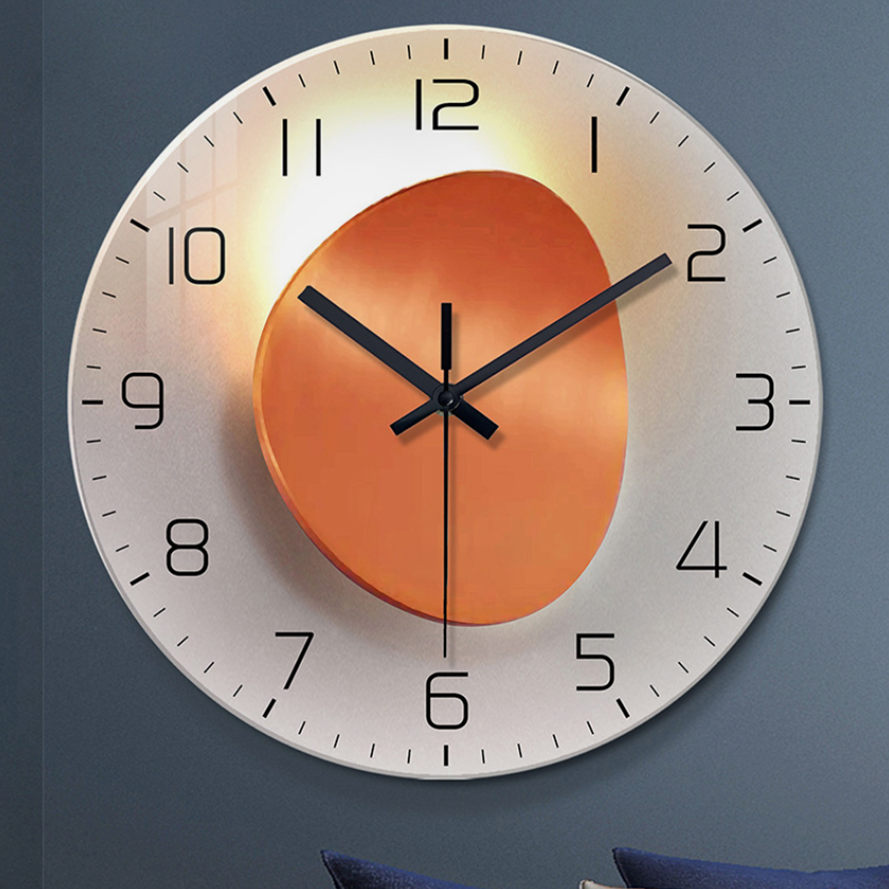 Light Luxury Glass Wall Clock