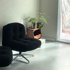 Bauhaus Red Lounge Rotating Sofa Chair