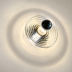 Modern Glass Flush Mount Light
