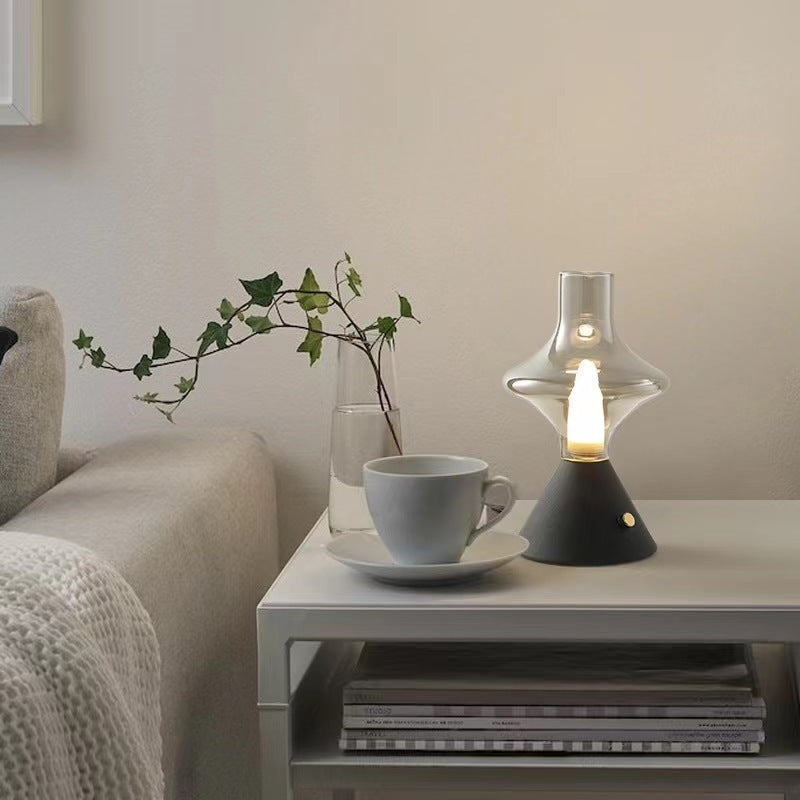 Vintage Bedside Kerosene Table Lamp