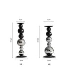 1 set (2 pieces) light luxury aromatherapy candles candle holders decorative table props household simple decoration