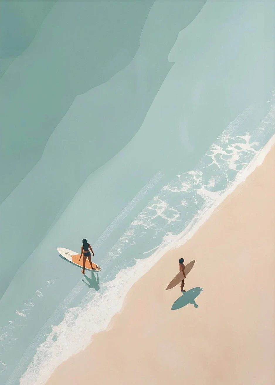 Summer Swimming Wall Art Print Poster (No Frame)