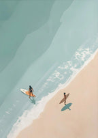 Summer Swimming Wall Art Print Poster (No Frame)