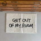 Minimalist Lettering Rug