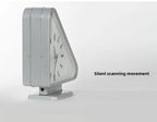 Living Room Minimalism Clocks Two-sided Wall Clocks Triangle Modern Clock Mechanism Silent Design Clock Watch for Decoration