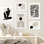 Abstract Bohemia Line Prints Poster (No Frame)