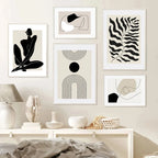 Abstract Bohemia Line Prints Poster (No Frame)