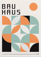 Bauhaus Abstract  Pop Art Geometric Poster (No Frame)
