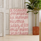 Simple Trendy Text Printing Poster (No Frame)