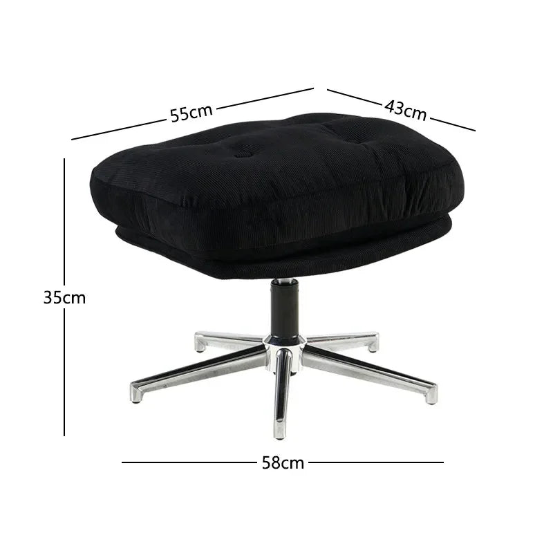 Bauhaus Red Lounge Rotating Sofa Chair