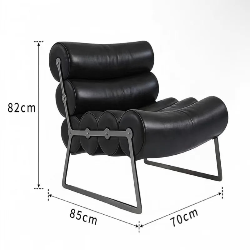 Italian minimalist designer roller chair