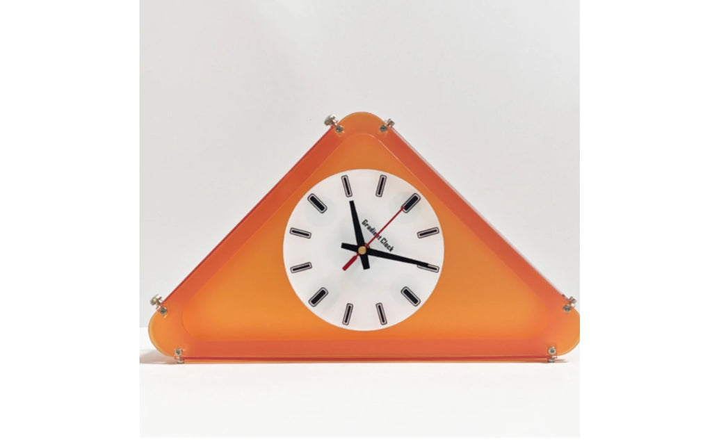 Double Sided Corner Wall Clock Minimalist Style Timepiece House Decoration Easy to Install