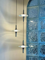 Modern Light Water Ripple Glass Hanging Lamp