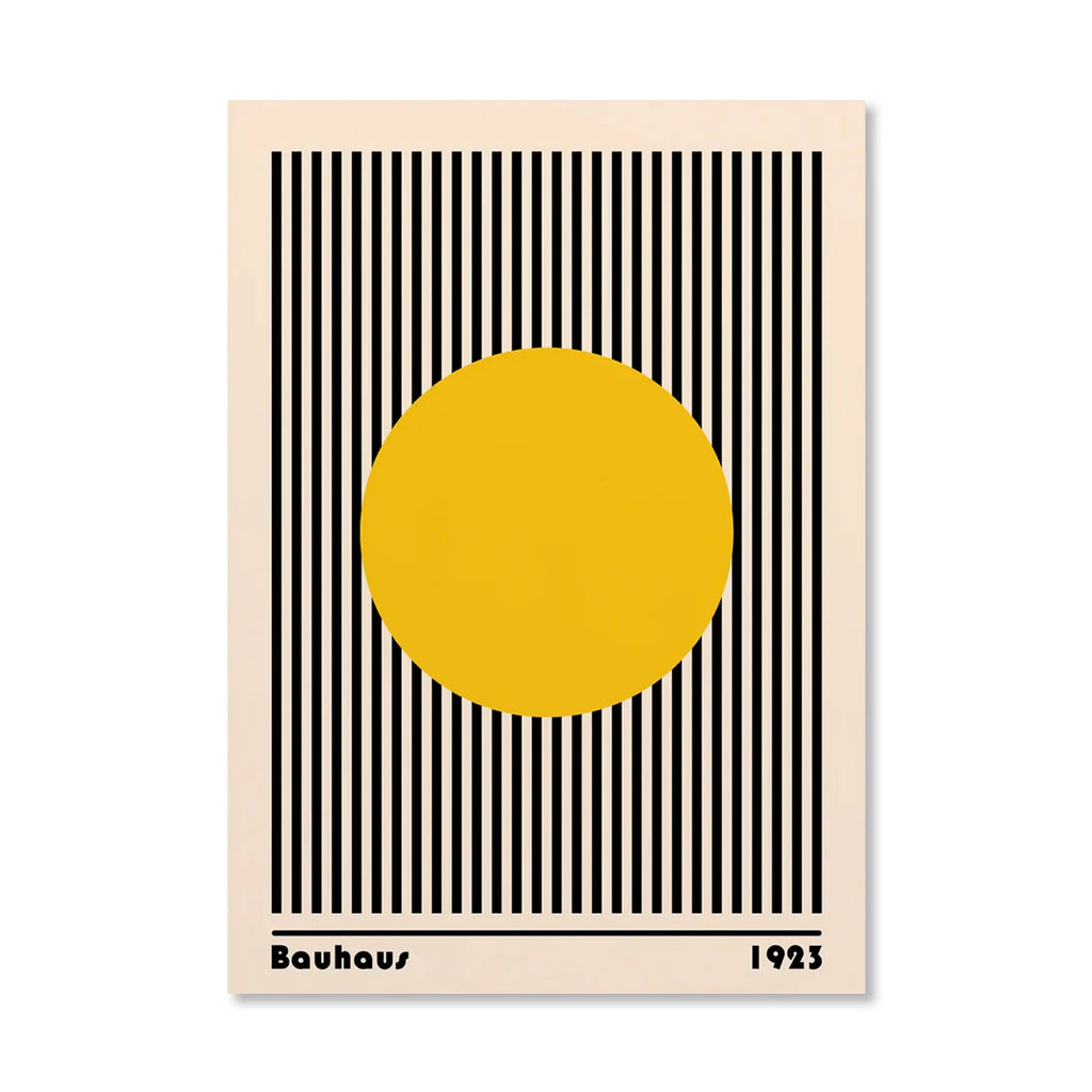 Bauhaus Abstract  Pop Art Geometric Poster (No Frame)