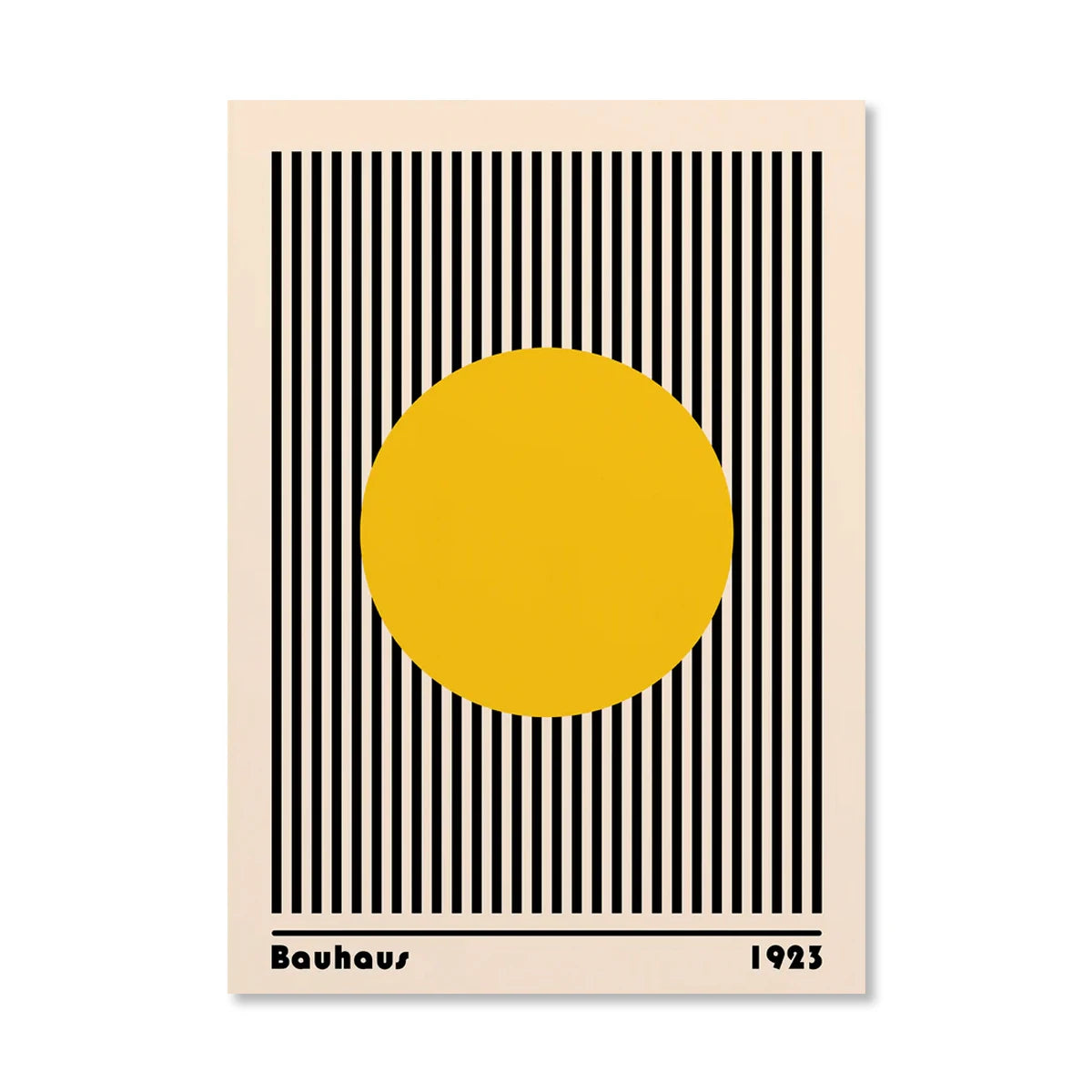 Bauhaus Abstract  Pop Art Geometric Poster (No Frame)