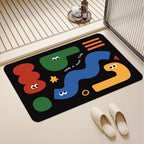 Cat Print Bathroom Mat