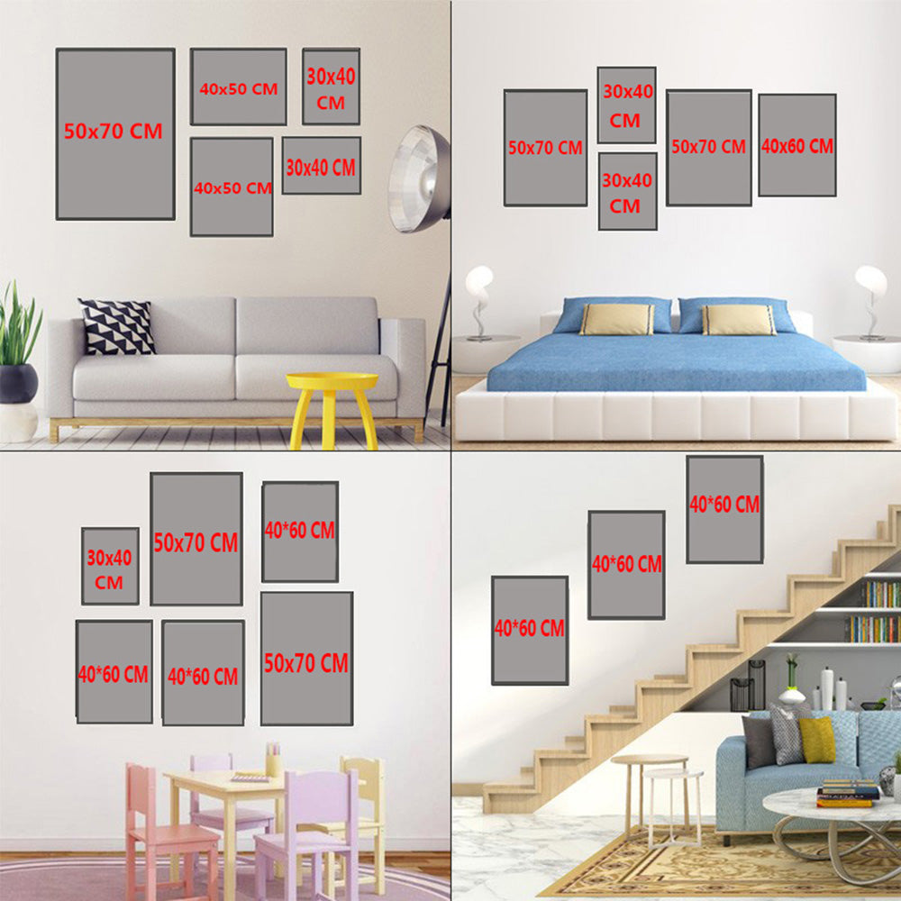 Minimalism Abstract Nature Geometric Wall Art Poster (No Frame)