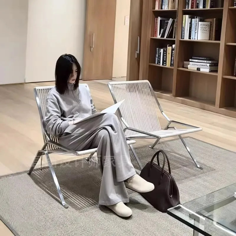 Bauhaus Single Lounge Woven Chair