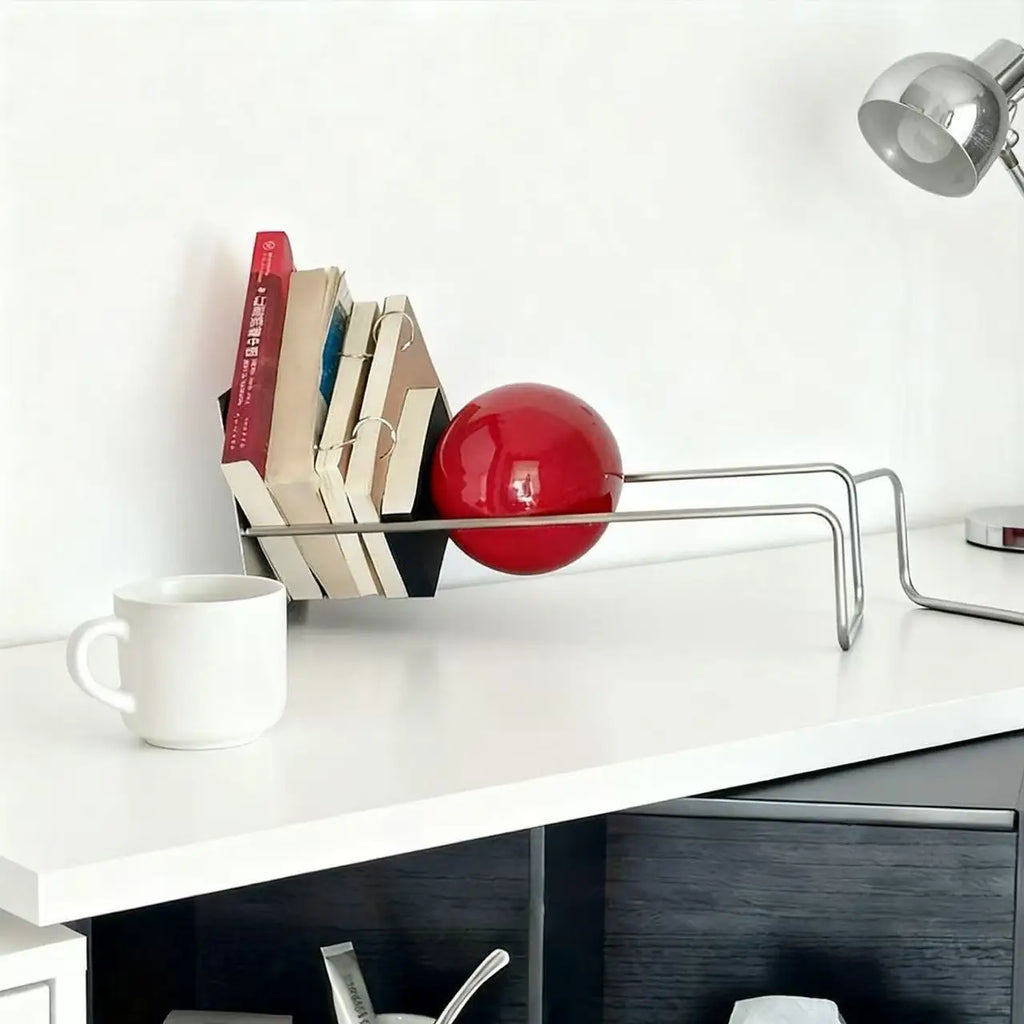 Rolling Ball Slope Metal Book Holder