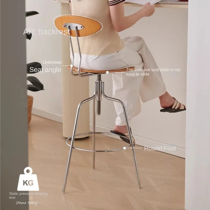 Medieval Nordic Rotating Bar Chair