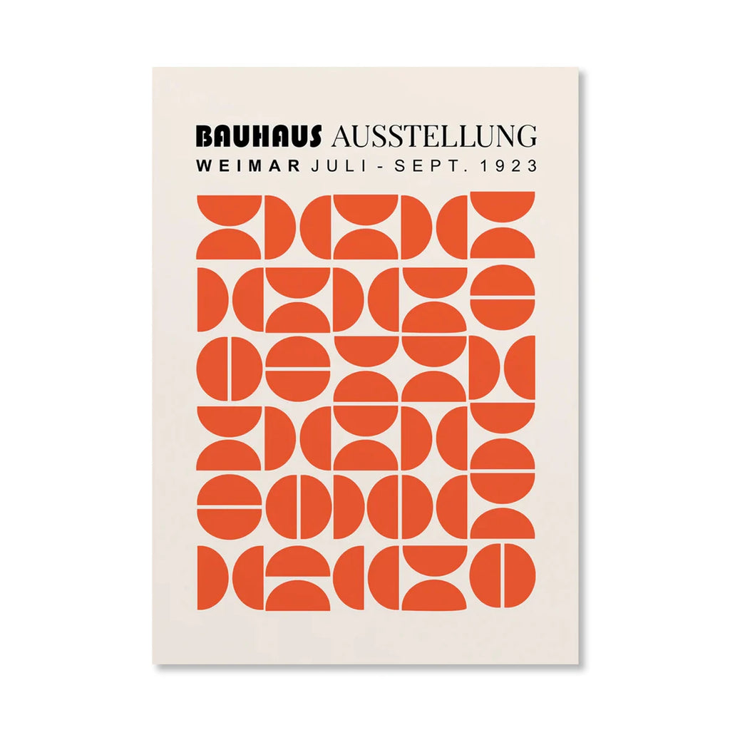 Bauhaus Abstract  Pop Art Geometric Poster (No Frame)