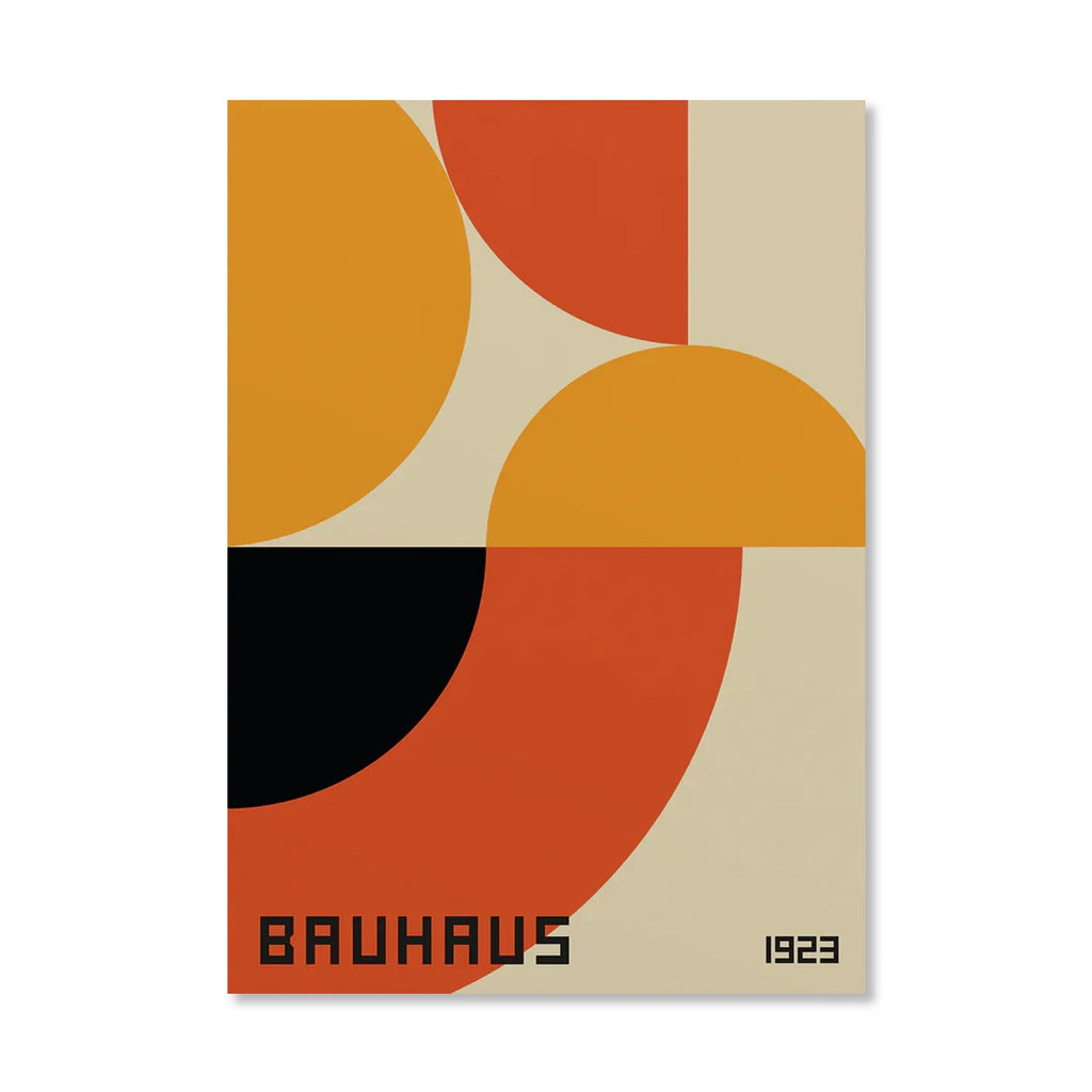Bauhaus Abstract  Pop Art Geometric Poster (No Frame)