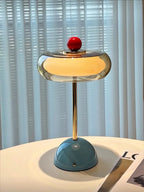 DoLife Store Retro Style Light Luxury High-end Glass Table Lamp 2026 New French Medieval Bedroom Bedside Lamp Charging Model