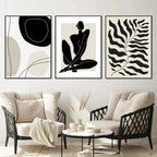Abstract Bohemia Line Prints Poster (No Frame)