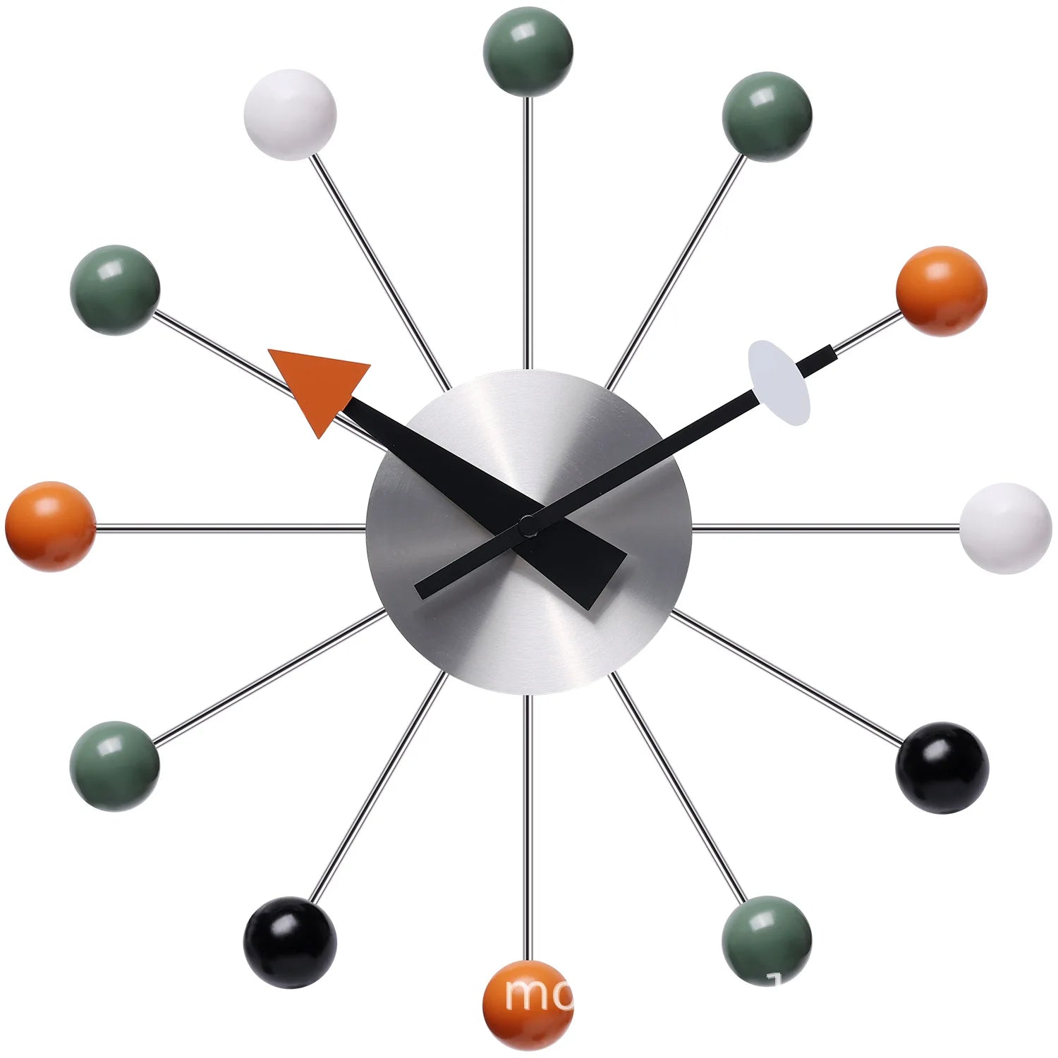 Pop Color Ball Silent Wall Clocks