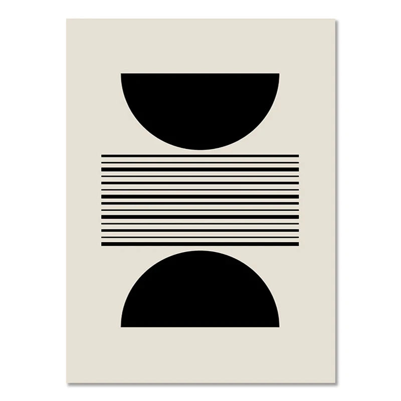 Abstract Bohemia Line Prints Poster (No Frame)