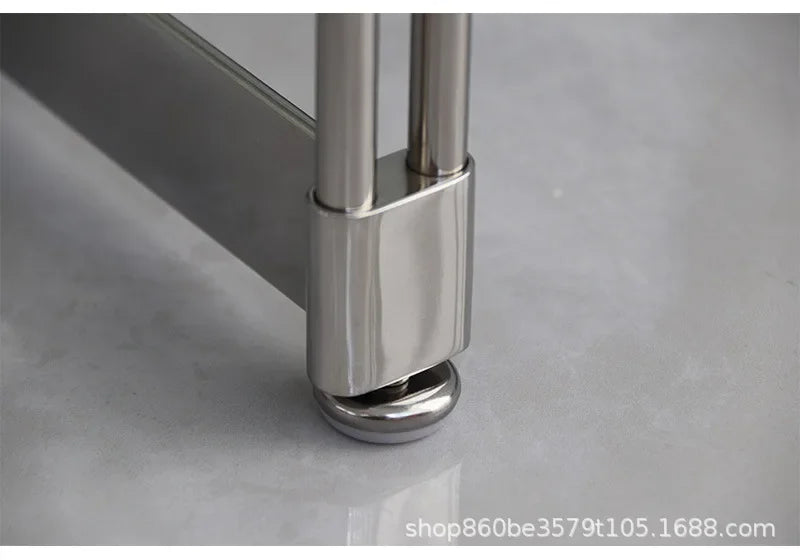 Korean Stainless Steel Oval Simple Glass Coffee Table