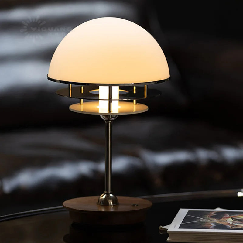 Retro Creative Sunset Ambient Table Lamp Bauhaus-Style Mood Desk Light for Living Room, Bedroom, or Bedside Home Decor