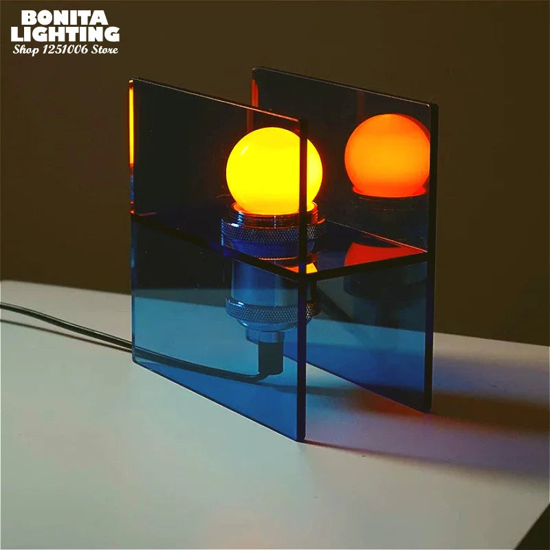 Geometric Acrylic Table Lamp
