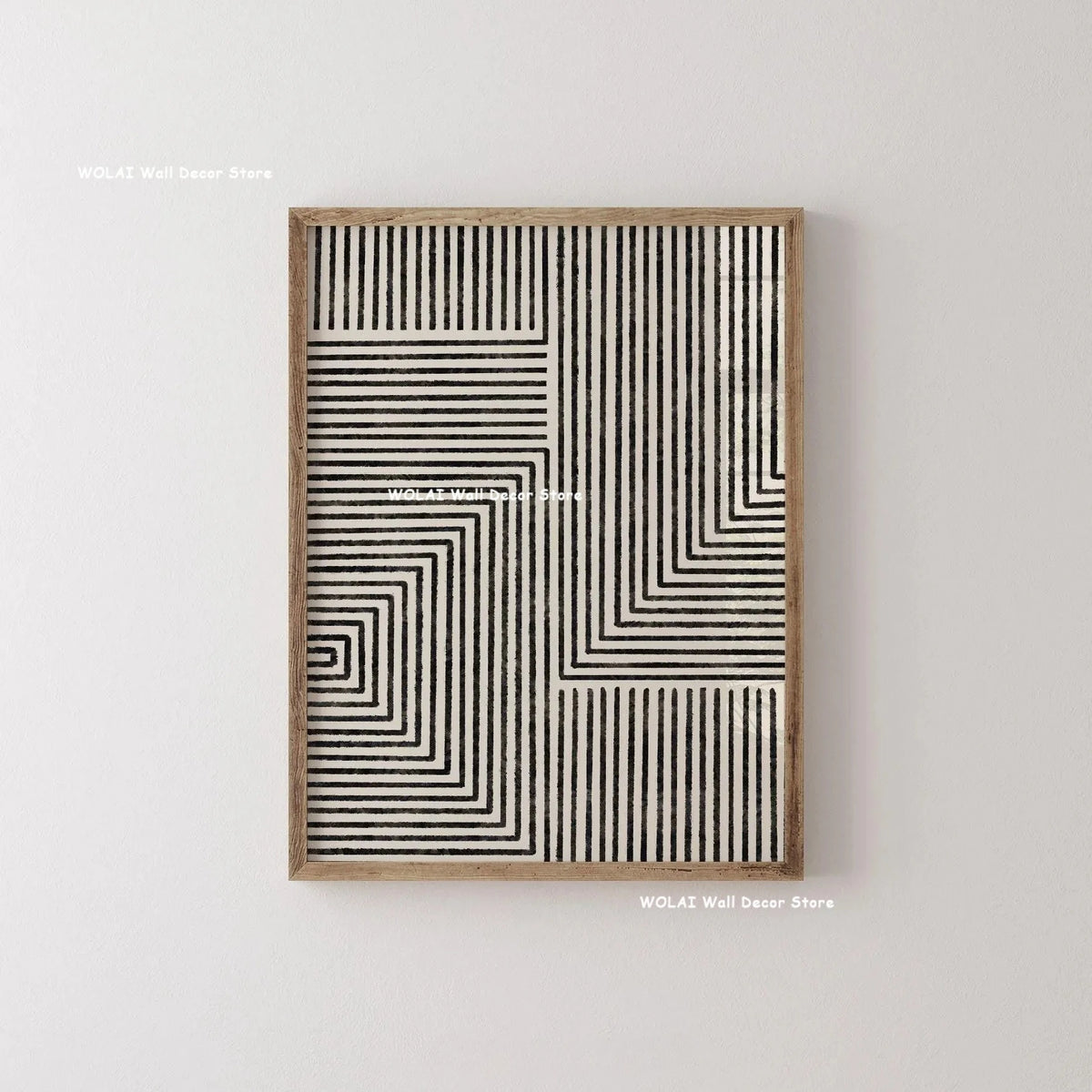 Mid-century Abstract Moody Plant Art Canvas Print Poster (No Frame)