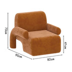 Terra Curve Lounge Single Sofa Chair