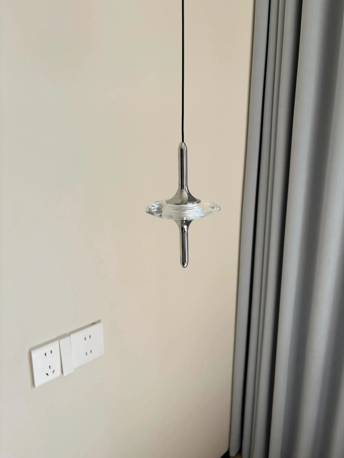 Modern Light Water Ripple Glass Hanging Lamp