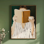Emerald Abstract Woman Art Poster (No Frame)