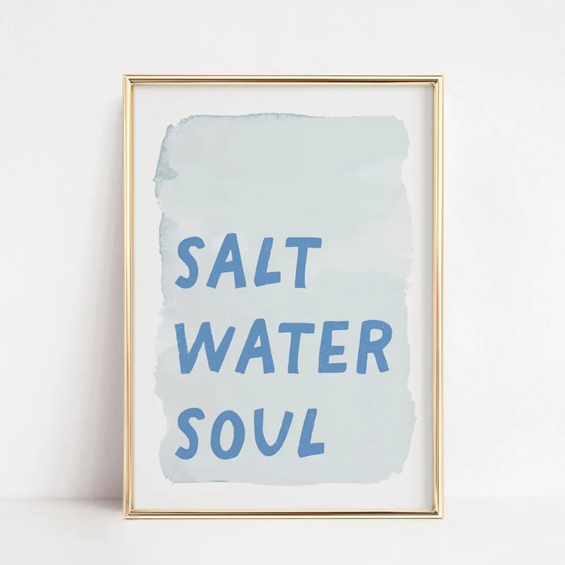 Simple Trendy Text Printing Poster (No Frame)