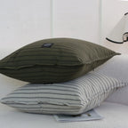 Minimalist Cotton Canvas Striped Cushion