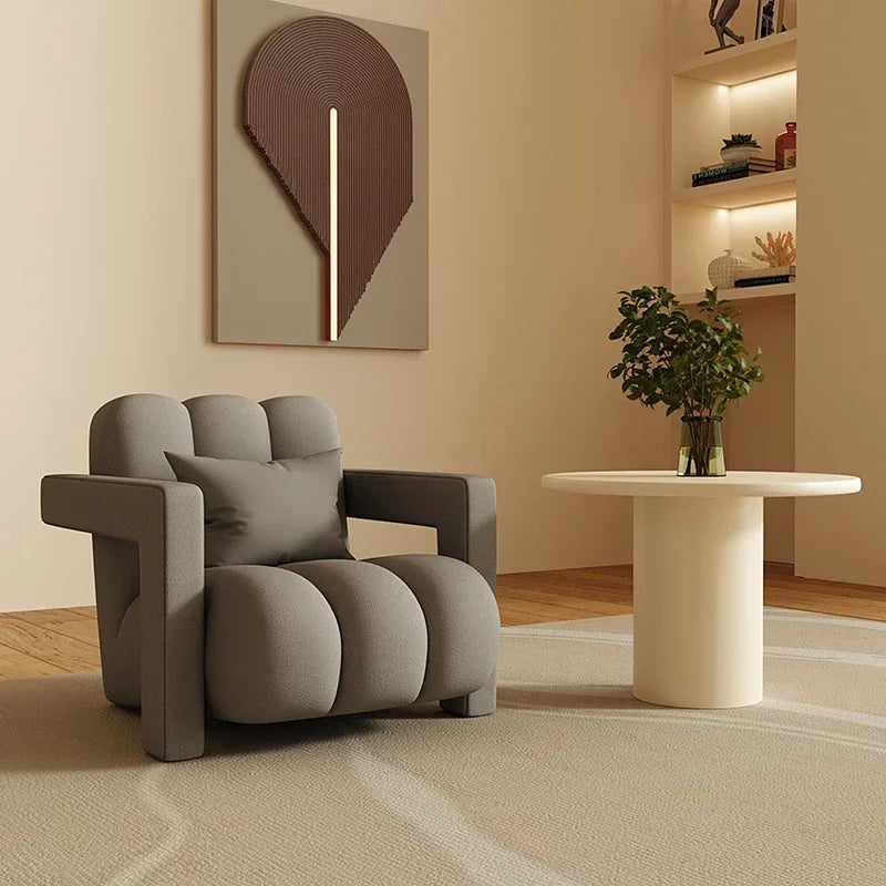 Modern Puffy Lounge Chair