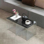 Modern Stainless Steel Wire Frame End bedside Table