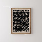 Mid-century Abstract Moody Plant Art Canvas Print Poster (No Frame)