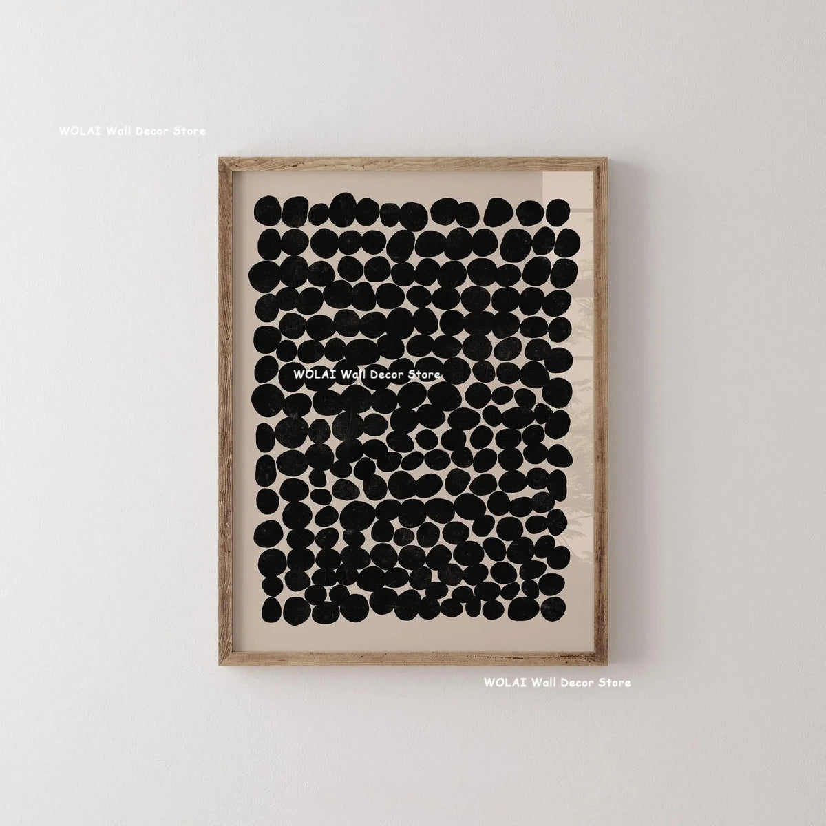 Mid-century Abstract Moody Plant Art Canvas Print Poster (No Frame)
