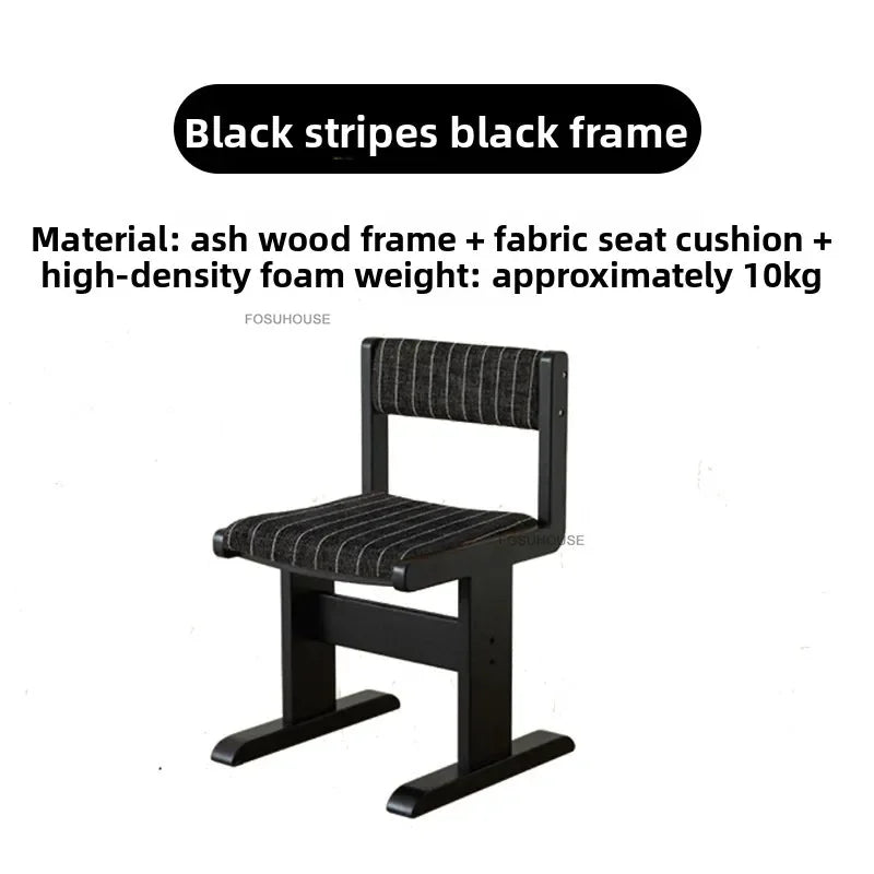 Home Retro Fabric Saddle Chair