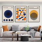 Bauhaus Abstract Modern Geometric Posters (No Frame)