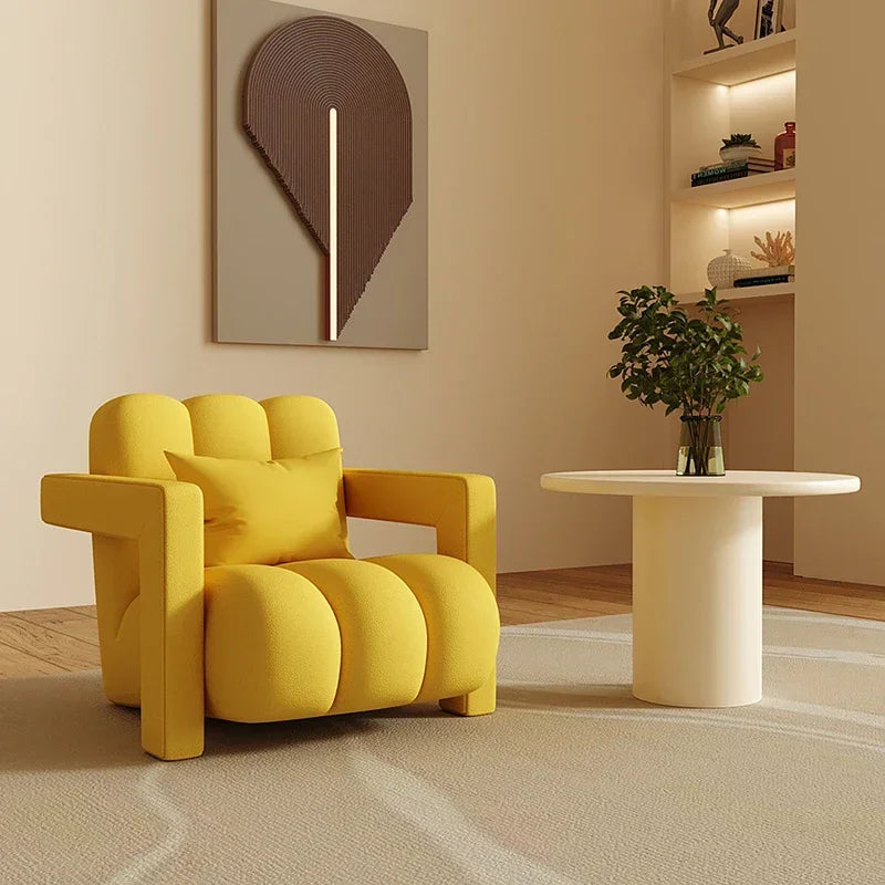 Modern Puffy Lounge Chair
