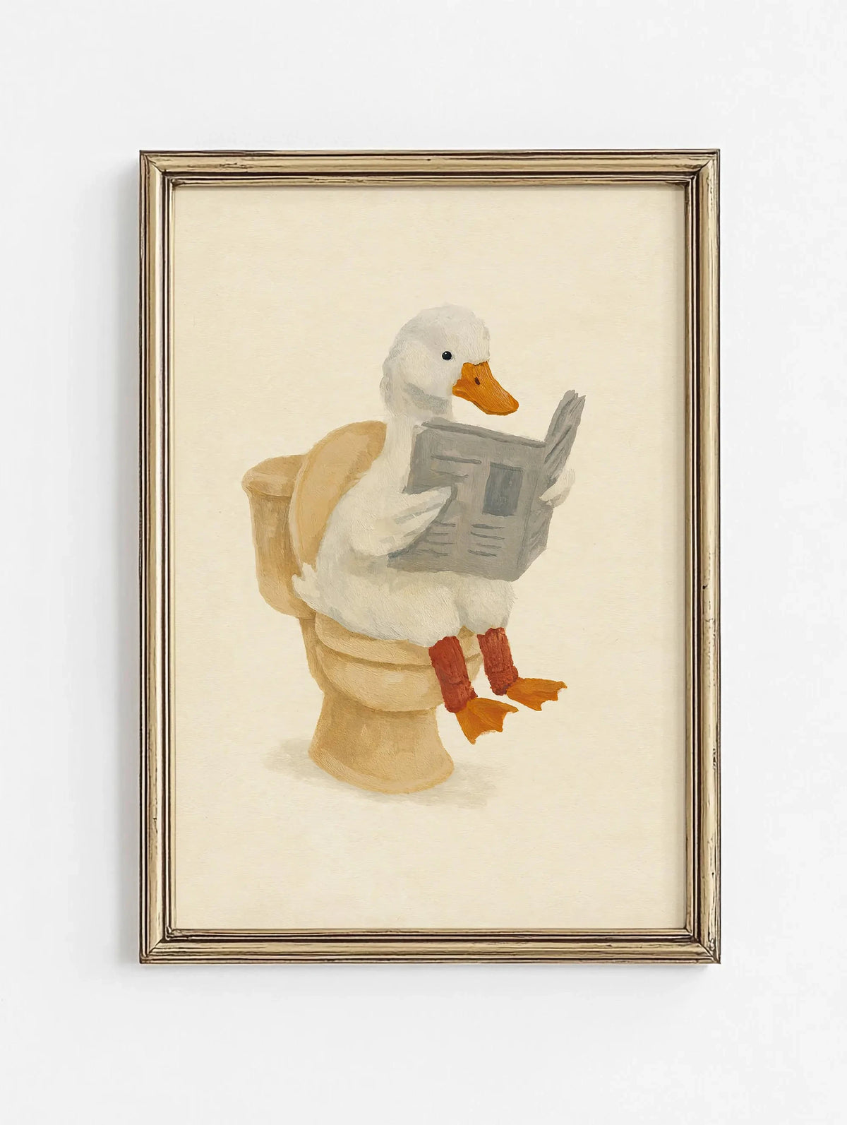 Bubble Bath Wall Art Animal Poster (No Frame)